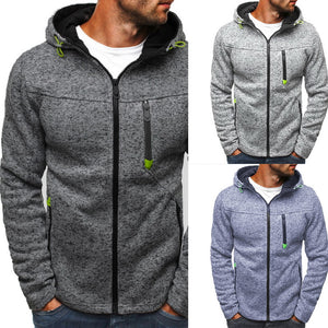 2019 Men Classic Hoodies Sweatershirt Autumn Zipper Patchwork Cardigan Sweatershirt Male Causal Streetwear Hip Hop Streetwear